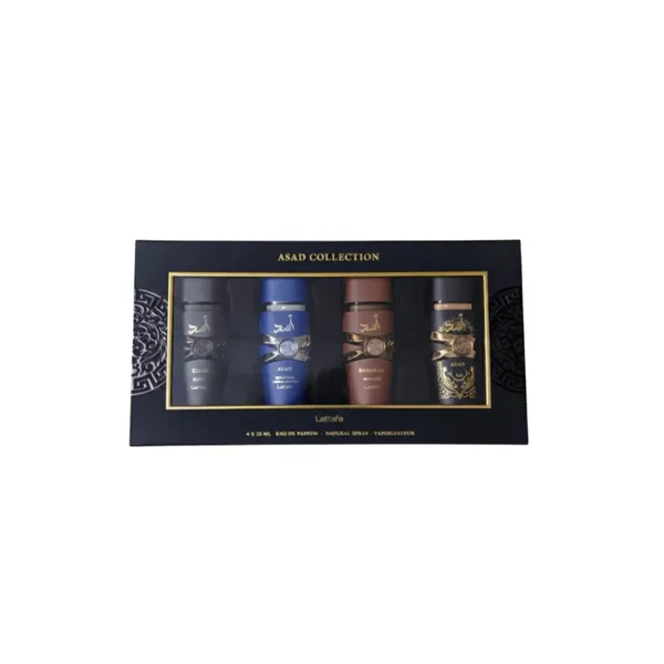 Buy Lattafa Lattafa Asad Collection Eau De Parfum 25ml X 4 Set for Men | Luxury Arabic Perfume Gift Pack Online in India - Original Men's Perfume