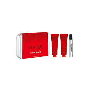 Buy Mont Blanc Mont Blanc Legend Red Grooming Kit Of 3Pcs - EDP 7.5ml + Face Cream 30ml + Cleansing Gel 30ml Set Online India - Original Men's Perfume