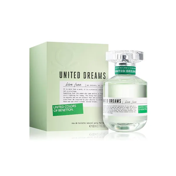 Buy United Colors Of Benetton United Colors Of Benetton United Dreams Live Free EDT 80ml Online in India - Original Men's Perfume
